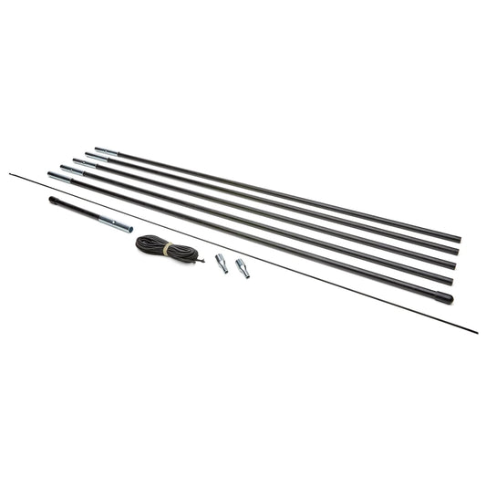 Fiberglass Tent Pole Replacement Kit, 9.5 mm
